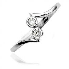 Dots .925 Sterling Toe Ring Diamond Looking