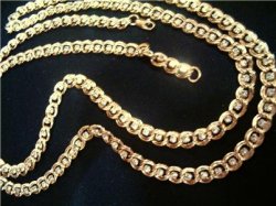 Solid 18 Kt GOLD gep Tennis CRYSTAL Belly Body Chain