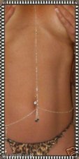 .925 Sterling Silver Full Sexy Body Belly Chain WOW