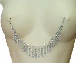 Miss Lady Flamingo Dancer stripper tassel nipple chain SEP