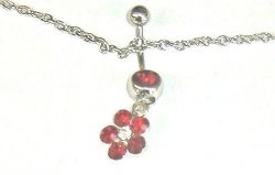 Navel bar crystal belly chain detachable 2 in 1 pick ur size cus