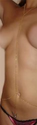 14 kt Gold Filled or Sterling Silver Rope Sexy Body Chain