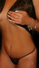 Miss Dangerous Dangle Front Body Chain