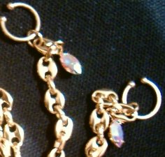 Link GOLD gep Quality BODY Belly Nipple Chain