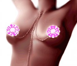 Link GOLD gep Quality BODY Belly Nipple Chain