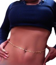 Interchangeable © Navel belly Chain CRYSTALS