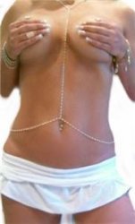 Miss Elegant Exquiste Small Tiny Pearls Body Chain