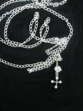 InterchangeableBelly Chain Cross Cubic Zirconia Navel Bar