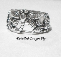 sShades of metal Detail Thumb to finger DRAGONFLY