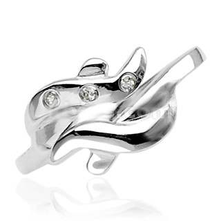 Swirly unique sterling silver Toe ring
